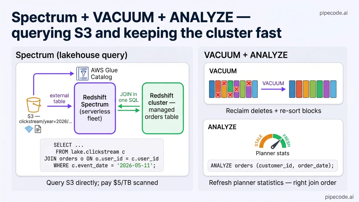 Amazon Redshift for Data Engineering — Columnar Storage, MPP, COPY ...