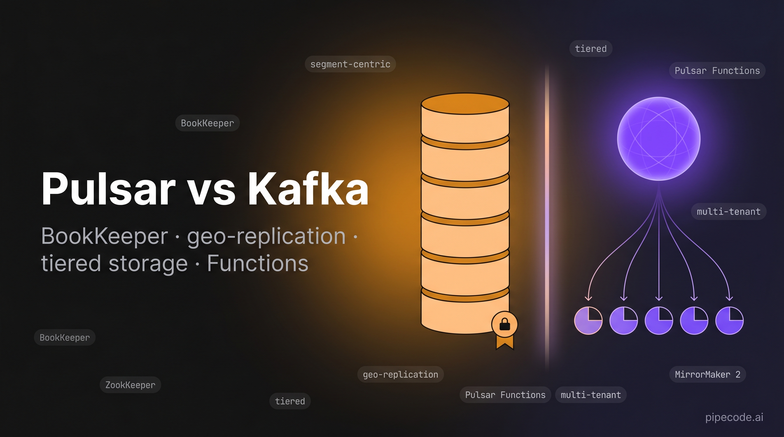 Apache Pulsar vs Kafka for Data Engineering: Geo-Replication, Tiered Storage & Functions