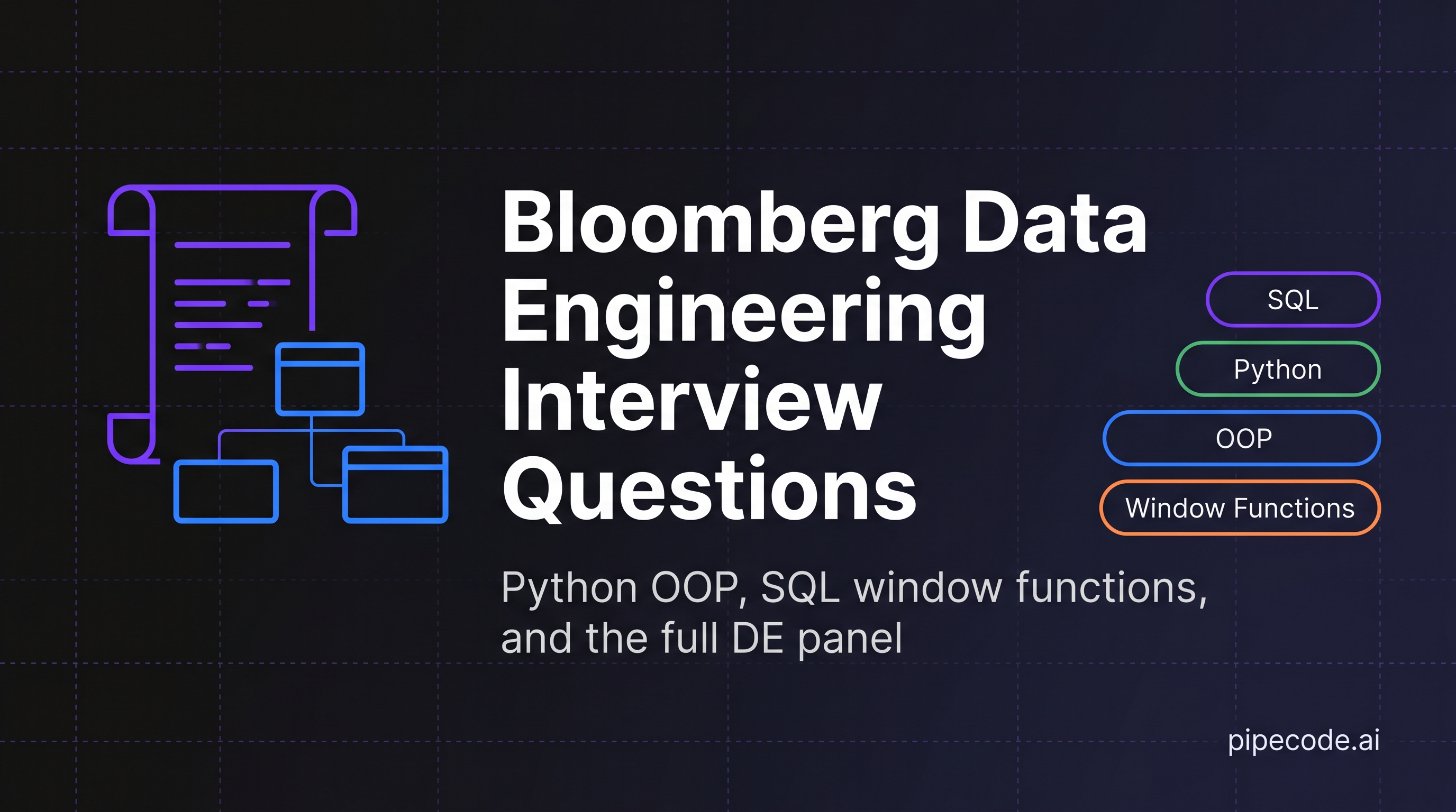Bloomberg Data Engineering Interview Questions