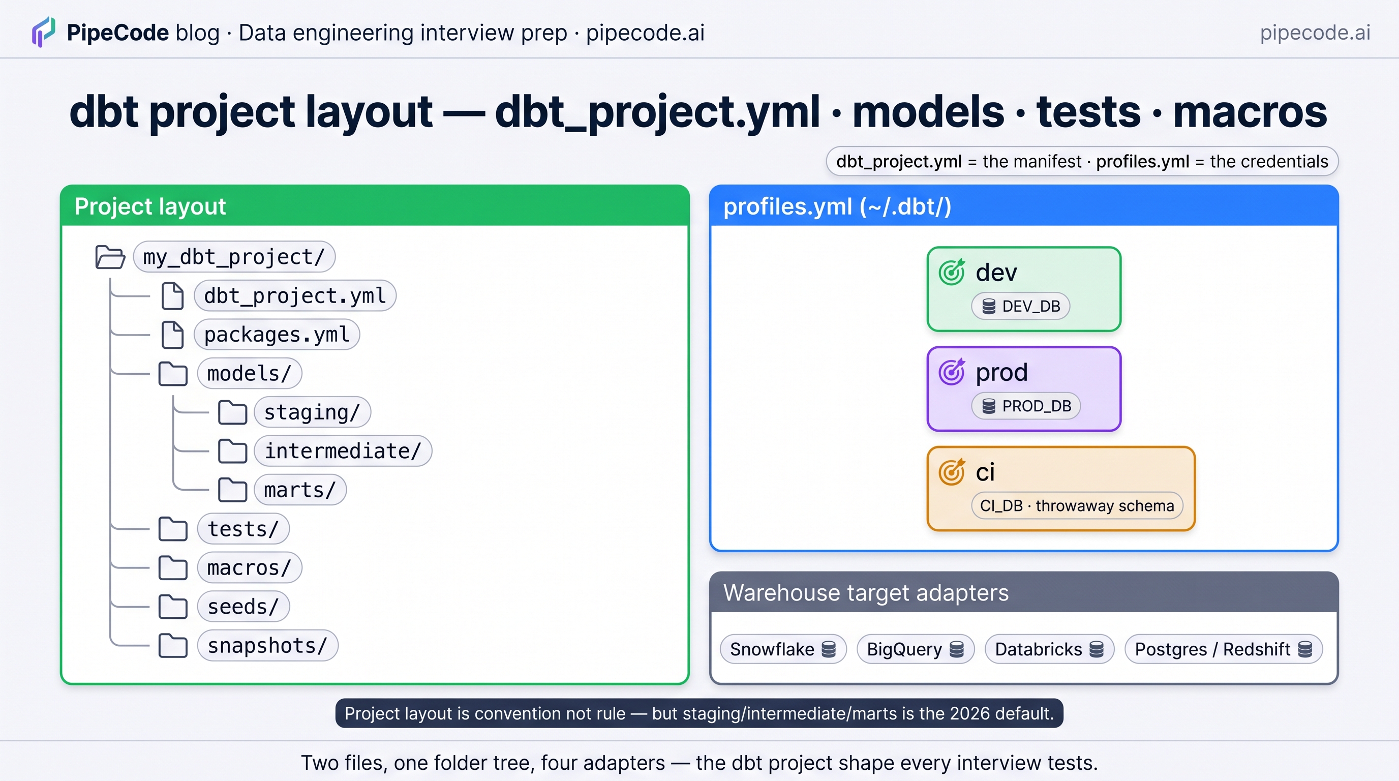 dbt-for-data-engineering-models-tests-macros-production-patterns
