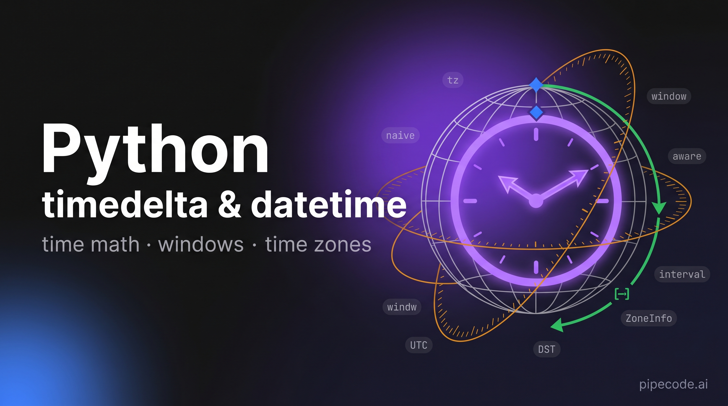 Python timedelta & datetime for Data Engineers: Time Math, Windows & Time Zones