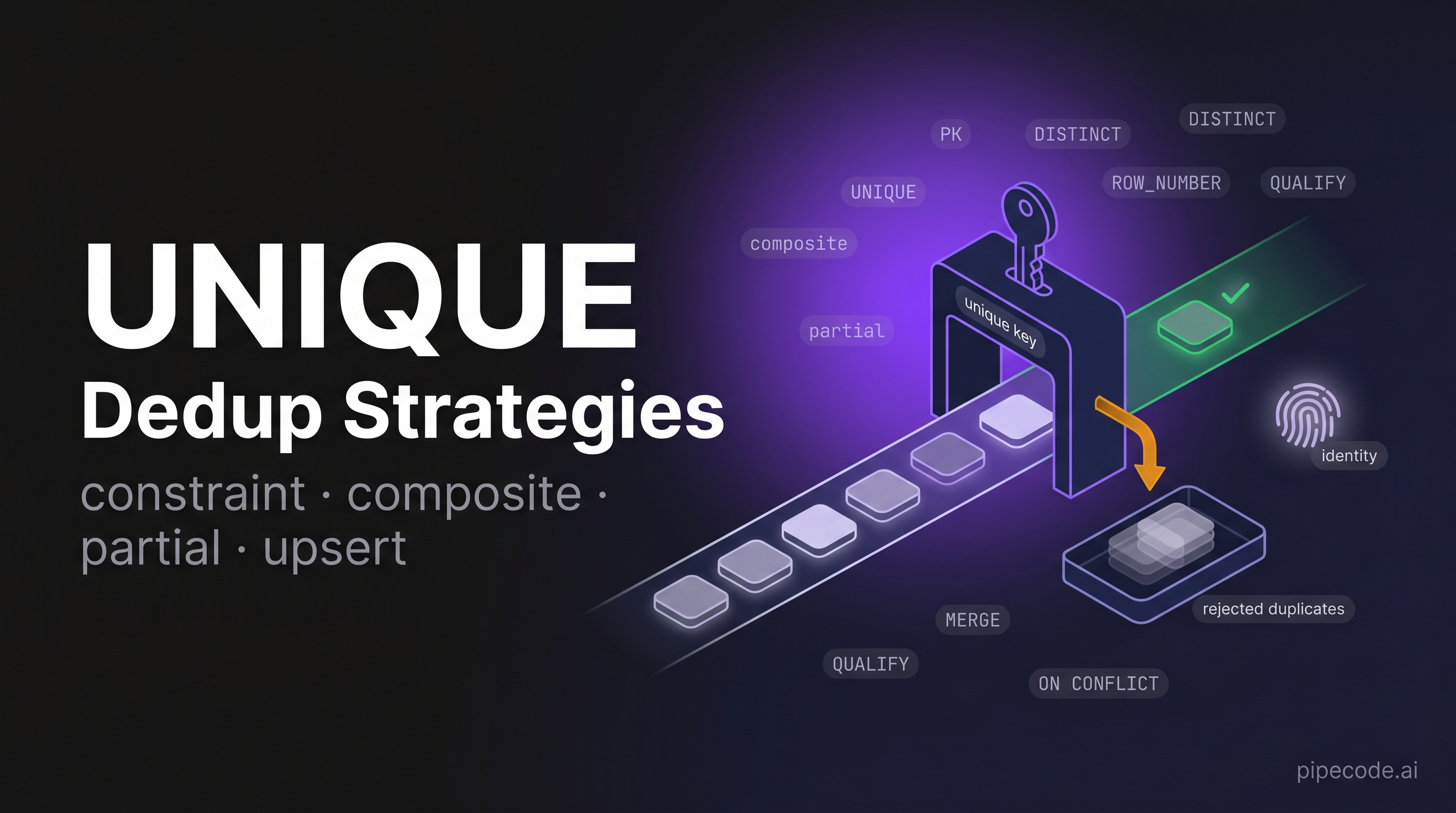 SQL UNIQUE Constraints & Deduplication Strategies: Hard vs Soft Uniqueness